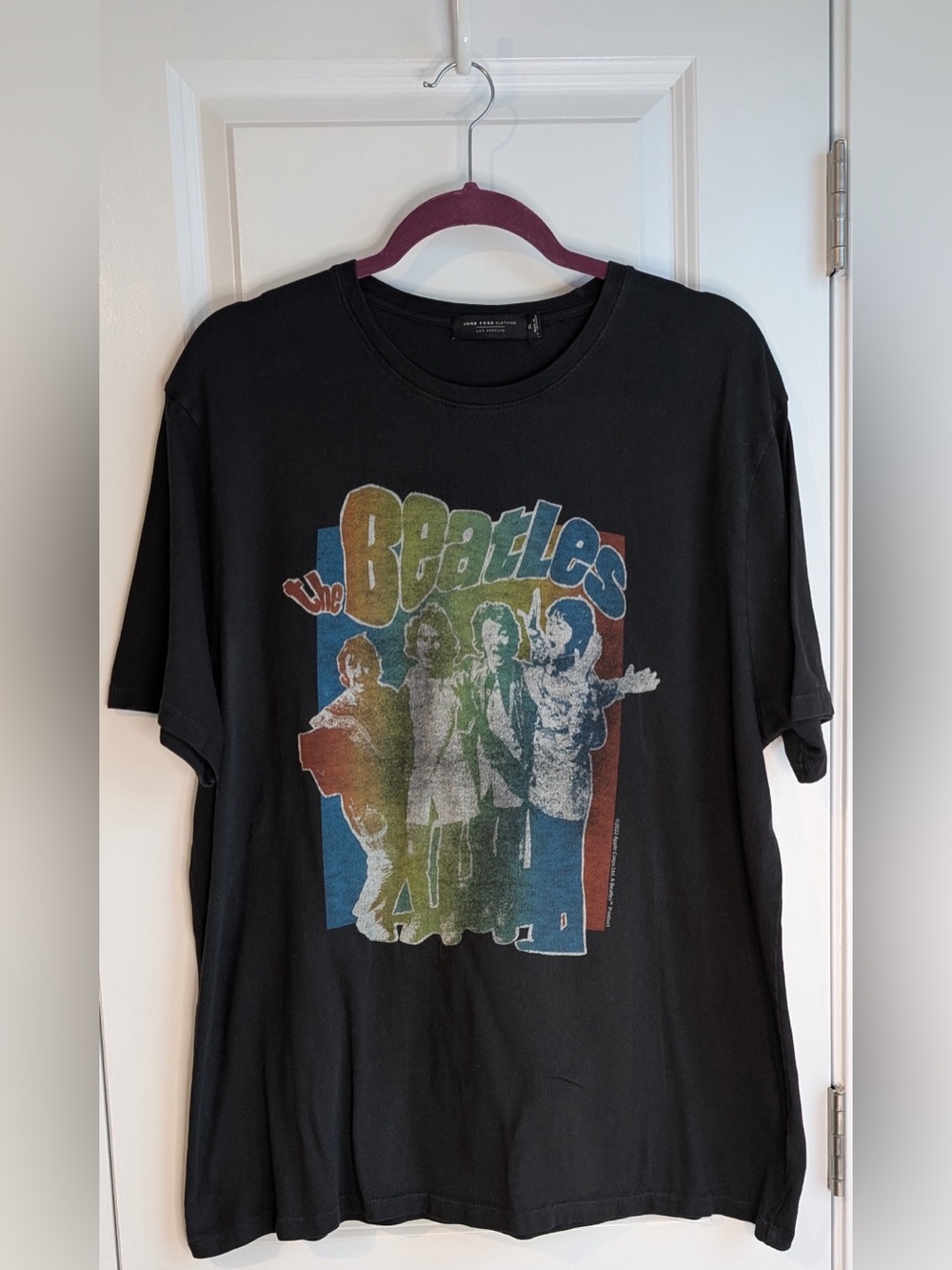Junk Food Clothing The Beatles Graphic T-Shirt Size XL Black